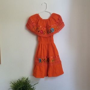 Little girls mexican dress